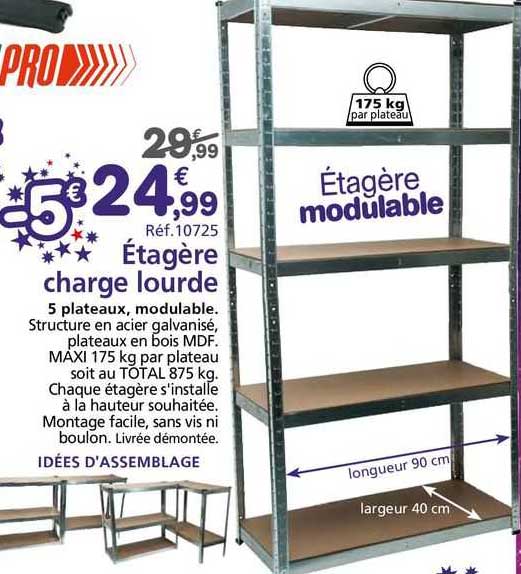 étagère charge lourde