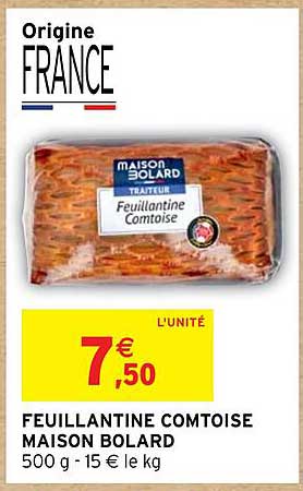 Feuillantine Comtoise Maison Bolard