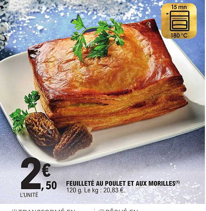 Feuilleté Au Poulet Et Aux Morilles