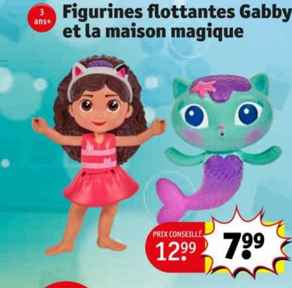 figurines flottantes gabby et la maison magique