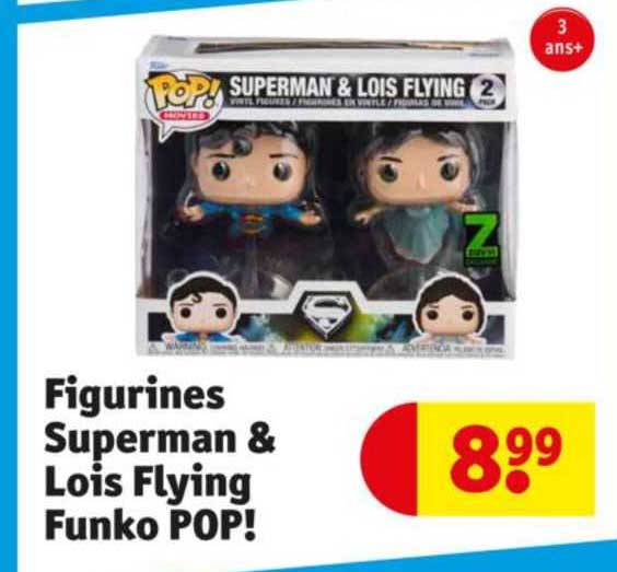 figurines superman & lois flying funko pop!