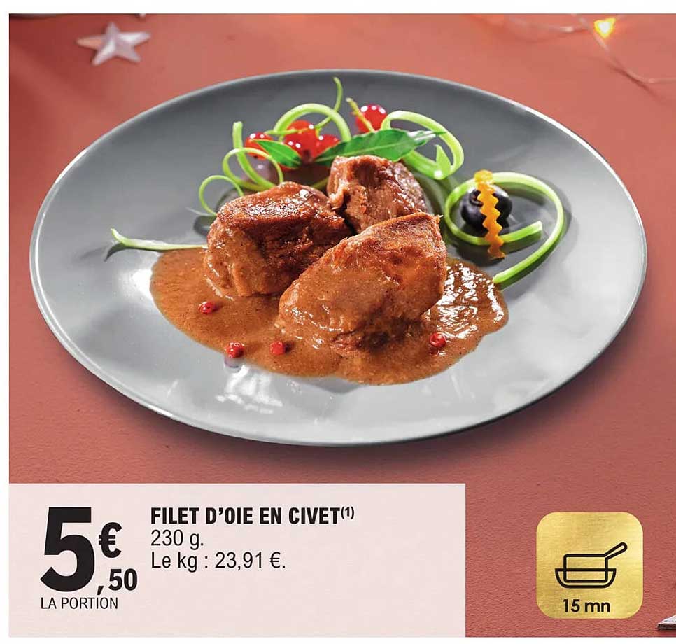 filet d'oie en civet