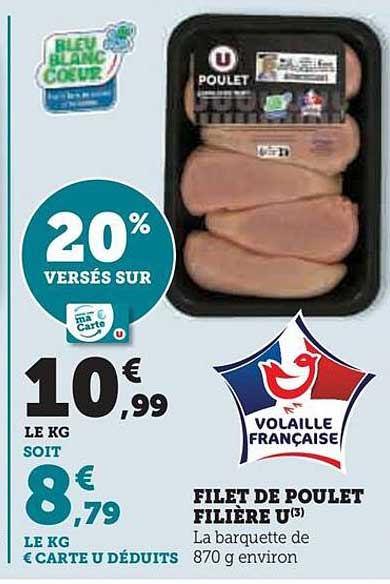 Filet De Poulet Filière U