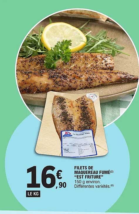 filets de maquereau fumé "est friture"