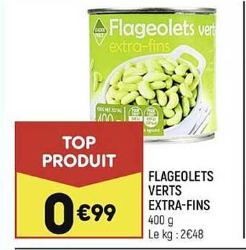 flageolets verts extra-fins