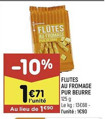 Flutes Au Fromage Pur Beurre