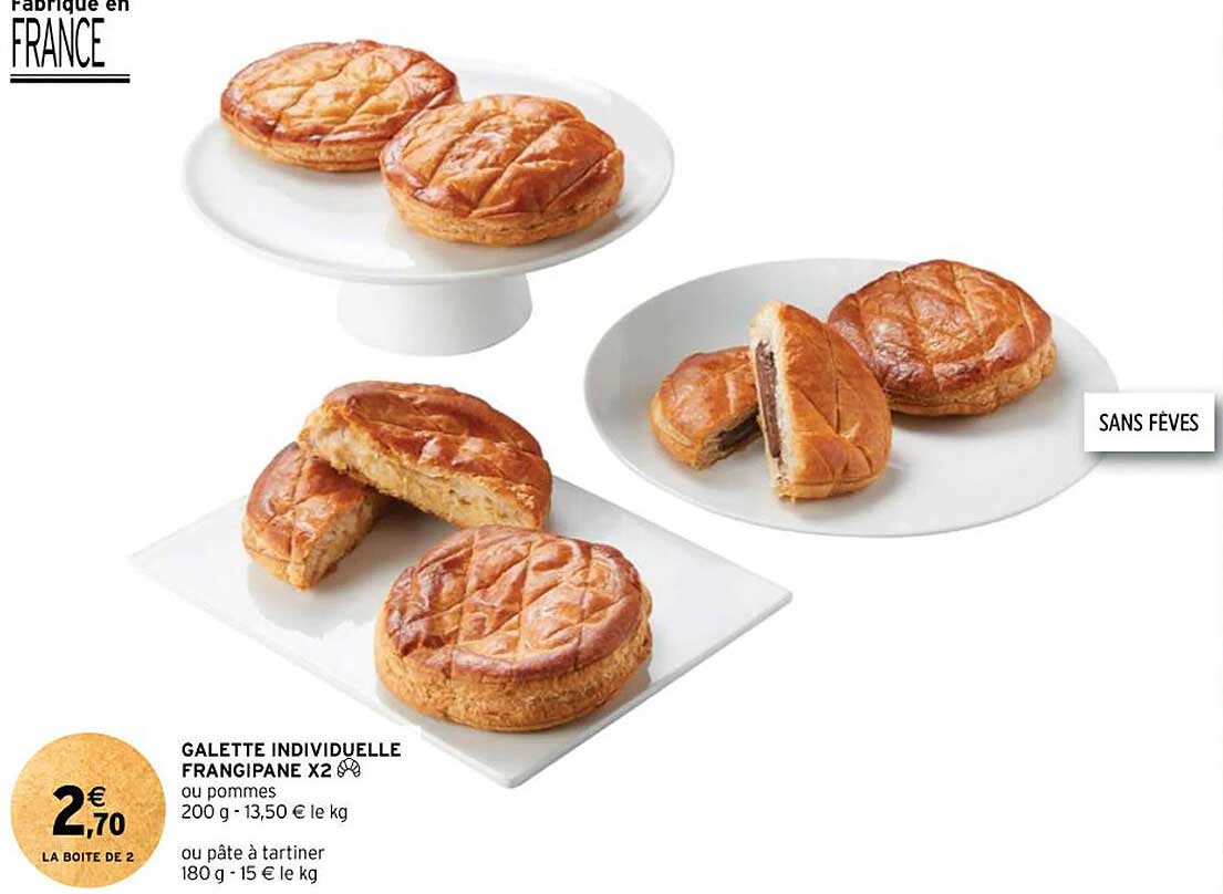 Galette Individuelle Frangipane X2