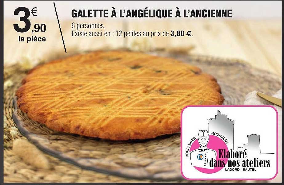 gallette à l'angélique à l'ancienne