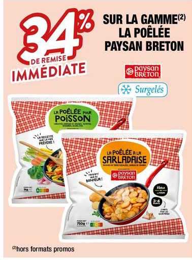 Gamme La Poêlée Paysan Breton 34% De Remise Immédiate