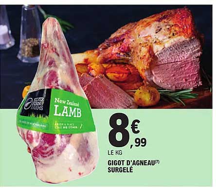 gigot d'agneau surgelé