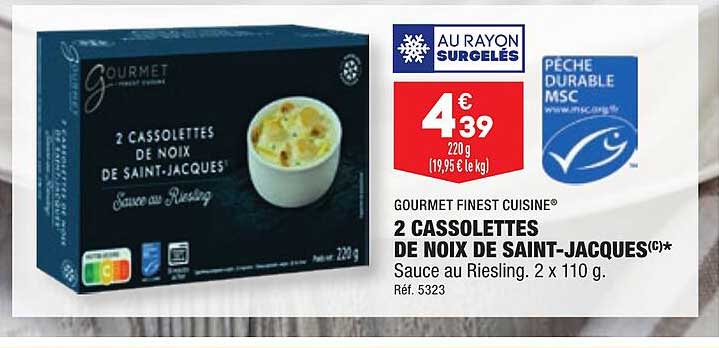 Gourmet Finest Cuisine 2 Cassolettes De Noix De Saint-jacques