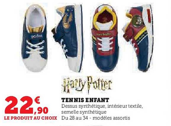 harry potter tennis enfant