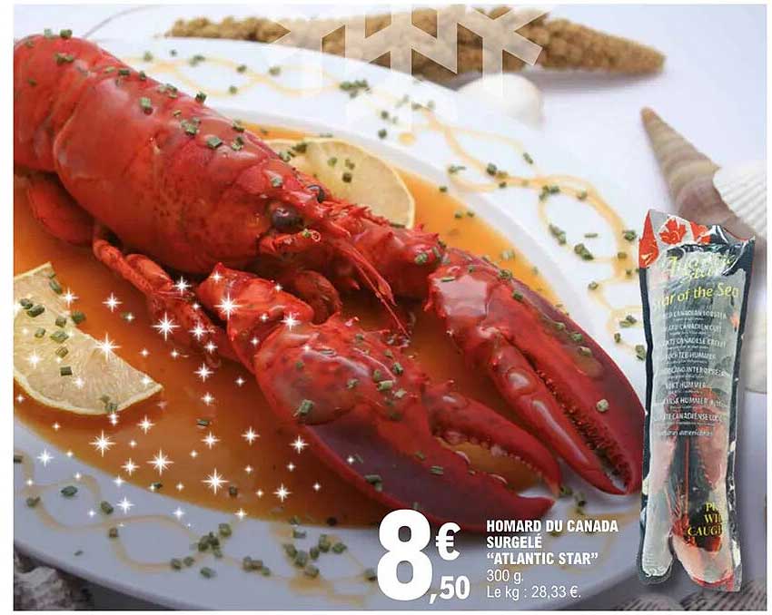 Homard De Canada Surgelé "atlantic Star"