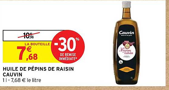 huile de pépins de raison cauvin