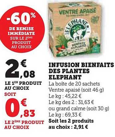infusion bienfaits des plantes éléphant