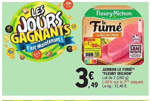 jambon le fumé "fleury michon"