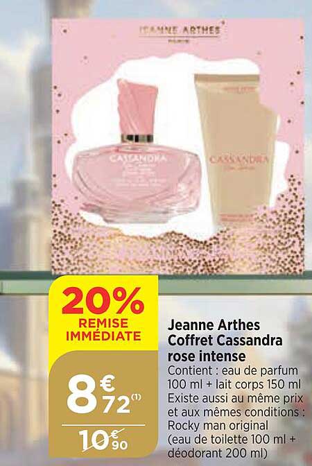 jeanne arthes coffret cassandra rose intense