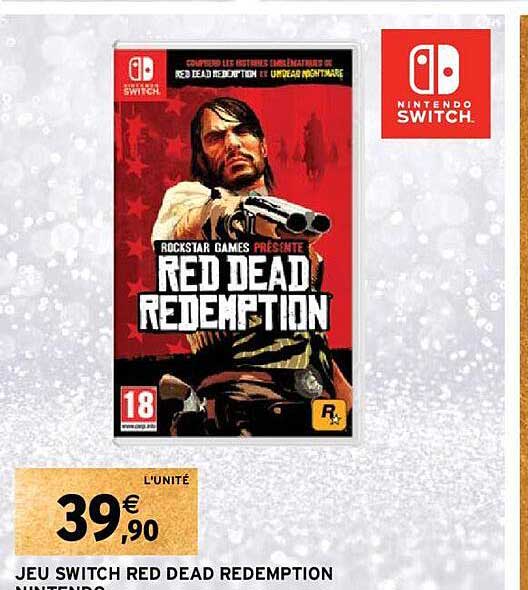 jeu switch red dead redemption