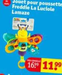 jouet pour poussette freddie la luciole lamaze