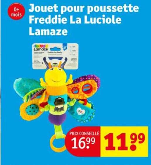 jouet pour poussette freddie la luciole lamaze