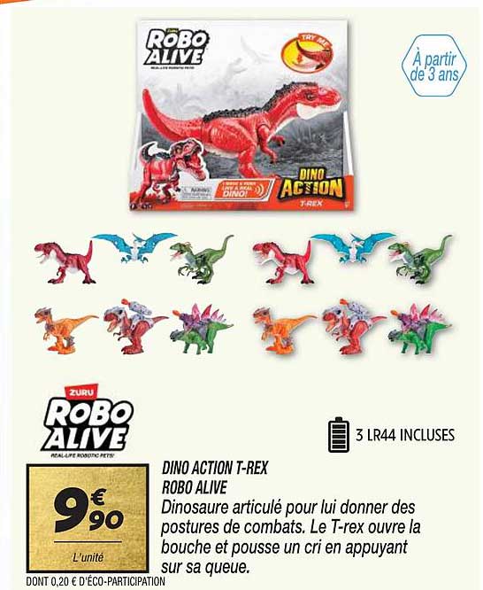 kino action t-rex robo alive