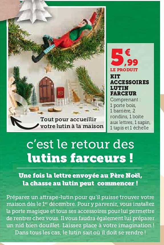 kit accessoires lutin farceur