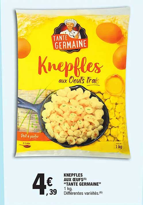 knepfles aux œufs "tante germaine"