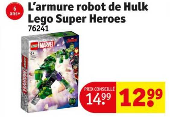 l'armure robot de hulk lego super heroes