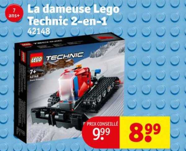 la dameuse lego technic 2en1