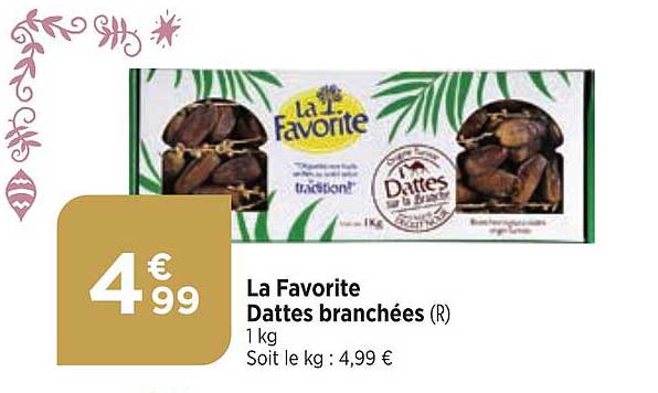 la favorite dattes branchées