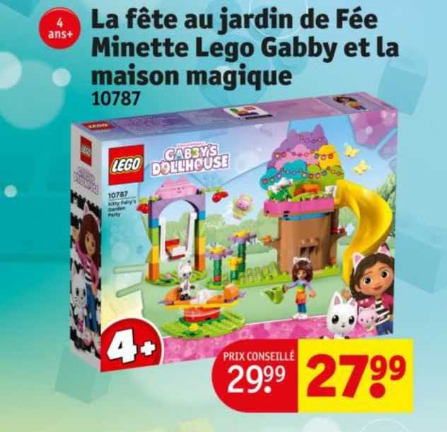 la fête au jardin de fée minette lego gabby et la maison magique
