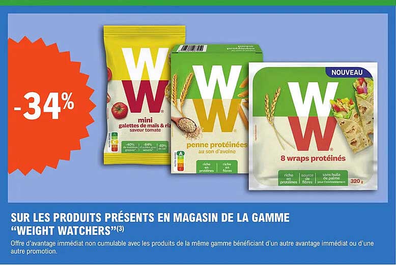 la gamme "weight watchers"