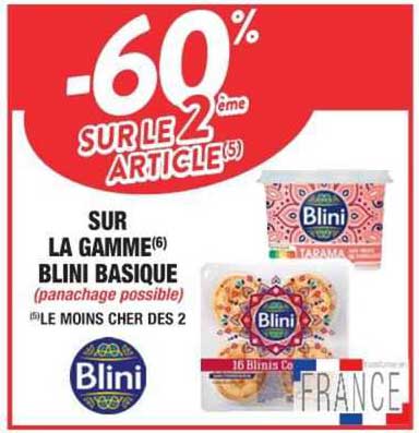 la gamme blini basique