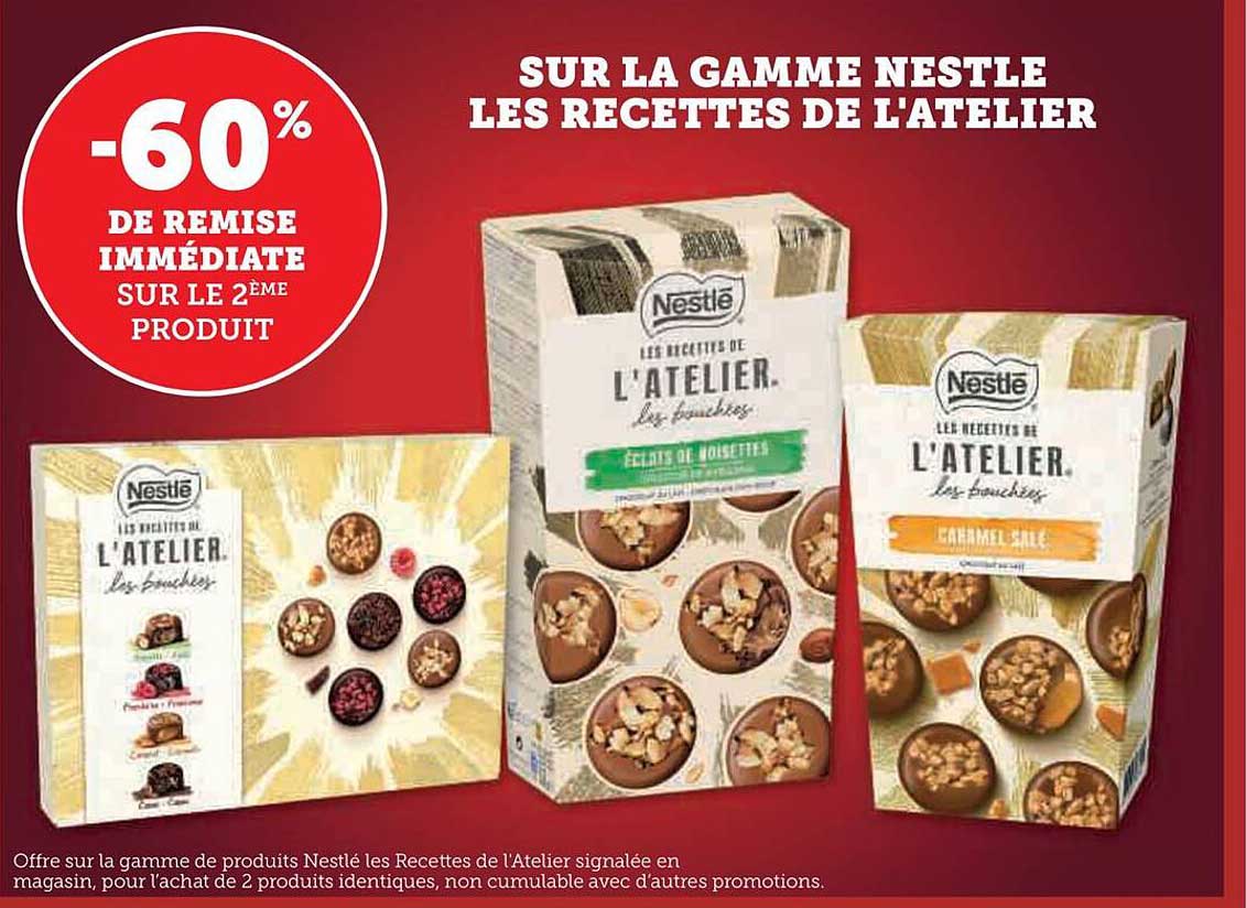 la gamme nestlé les recettes de l'atelier