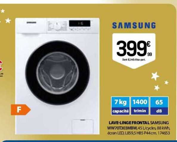 lave-linge frontal samsung