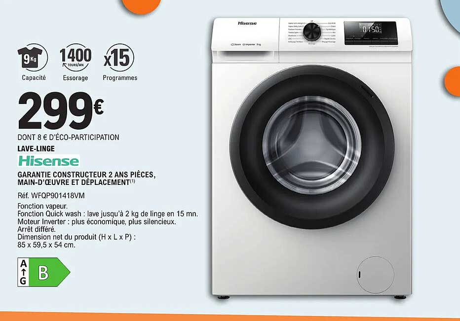 lave-linge hisense