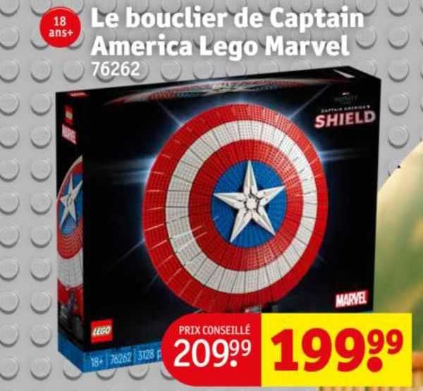 Le Bouclier Du Captain America Lego Marvel