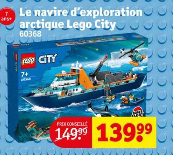 le navire d'exploration arctique lego city