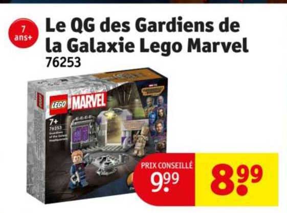 le qg des gardiens de la galaxie lego marvel