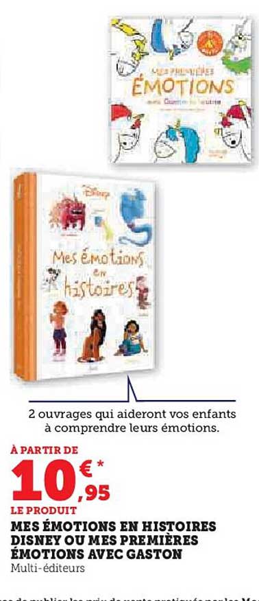 les émotions en histoire disneyy ou mes premières émotions avec gaston