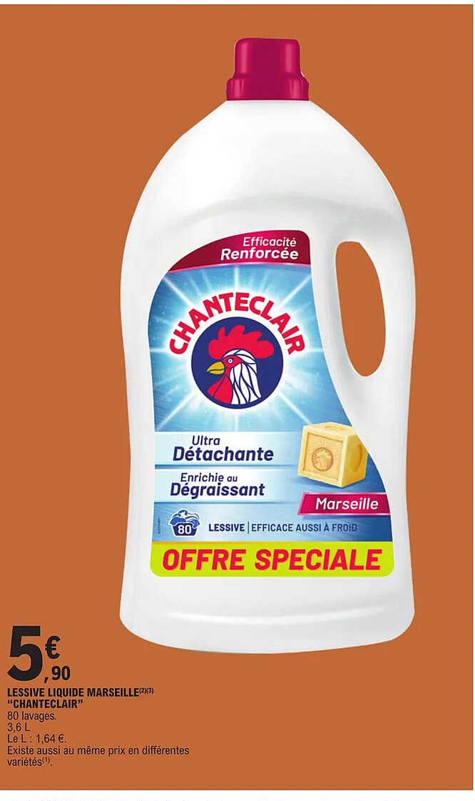 Lessive Liquide Marseille "chanteclair"