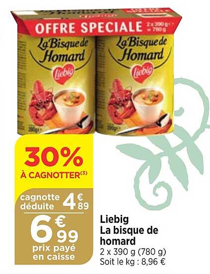 liebig la bisque de homard