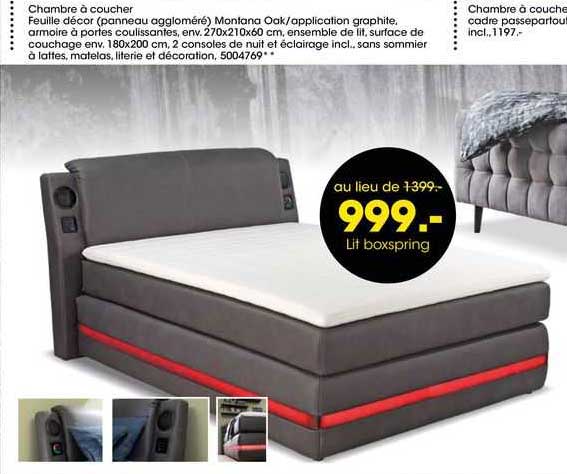Lit Boxspring