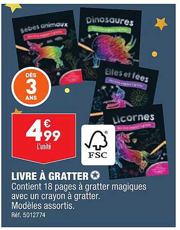 livre à gratter