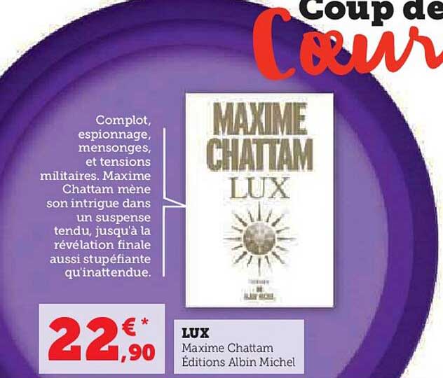 lux maxime chattam
