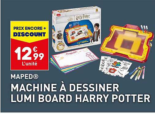 maped machine à dessiner lumi board harry potter