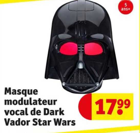 masque modulateur vocal de dark vador star wars