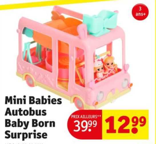 mini babies autobus baby born surprise