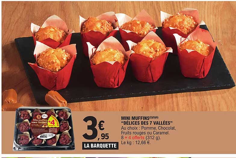 mini muffins 'délices des 7 vallées"