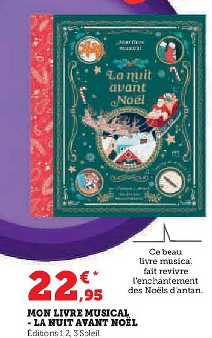 mon livre musical - la nuit avant noël